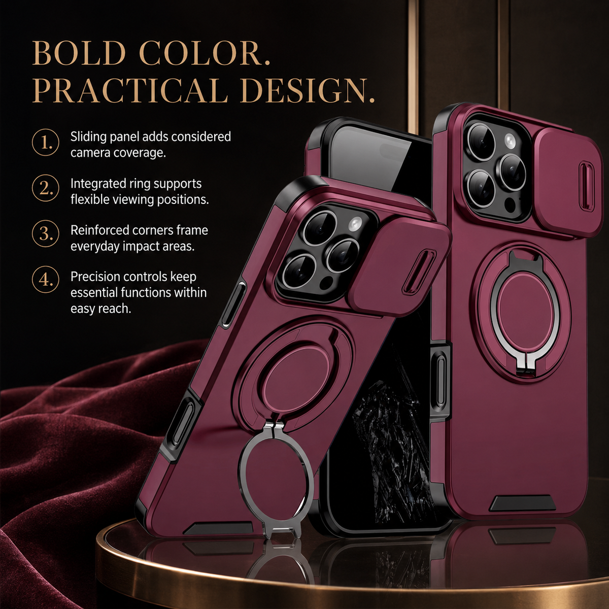 Premium iPhone Case Heavy Duty Armor Shockproof Magnetic Car Mount Stand Holder Anti Drop Rugged Slim Durable Tough Full Protective Phone Cover Shell Case