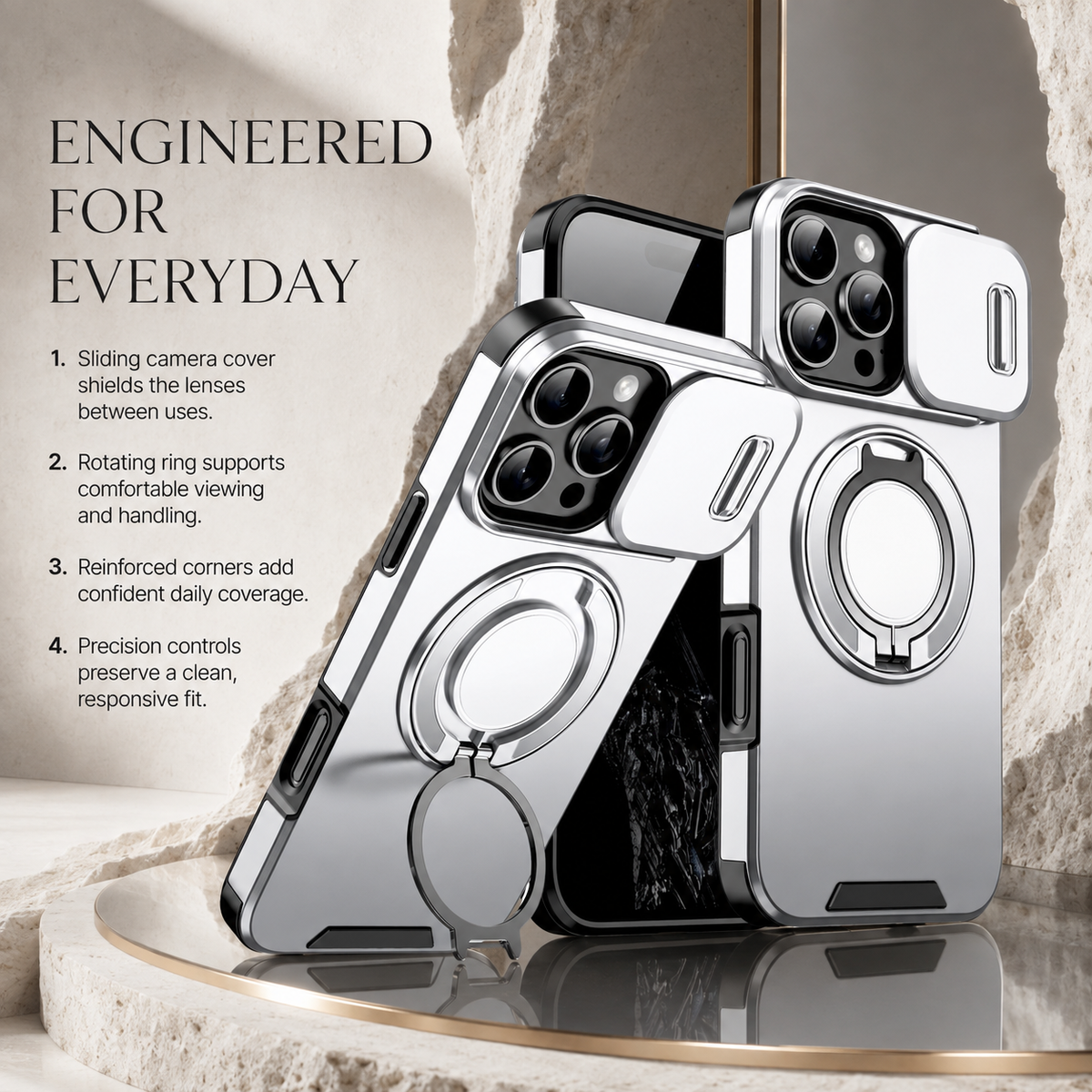 Premium iPhone Case Heavy Duty Armor Shockproof Magnetic Car Mount Stand Holder Anti Drop Rugged Slim Durable Tough Full Protective Phone Cover Shell Case