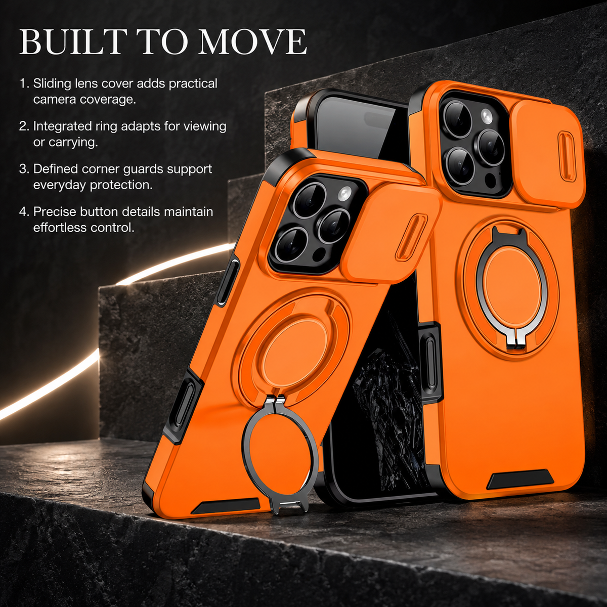 Premium iPhone Case Heavy Duty Armor Shockproof Magnetic Car Mount Stand Holder Anti Drop Rugged Slim Durable Tough Full Protective Phone Cover Shell Case