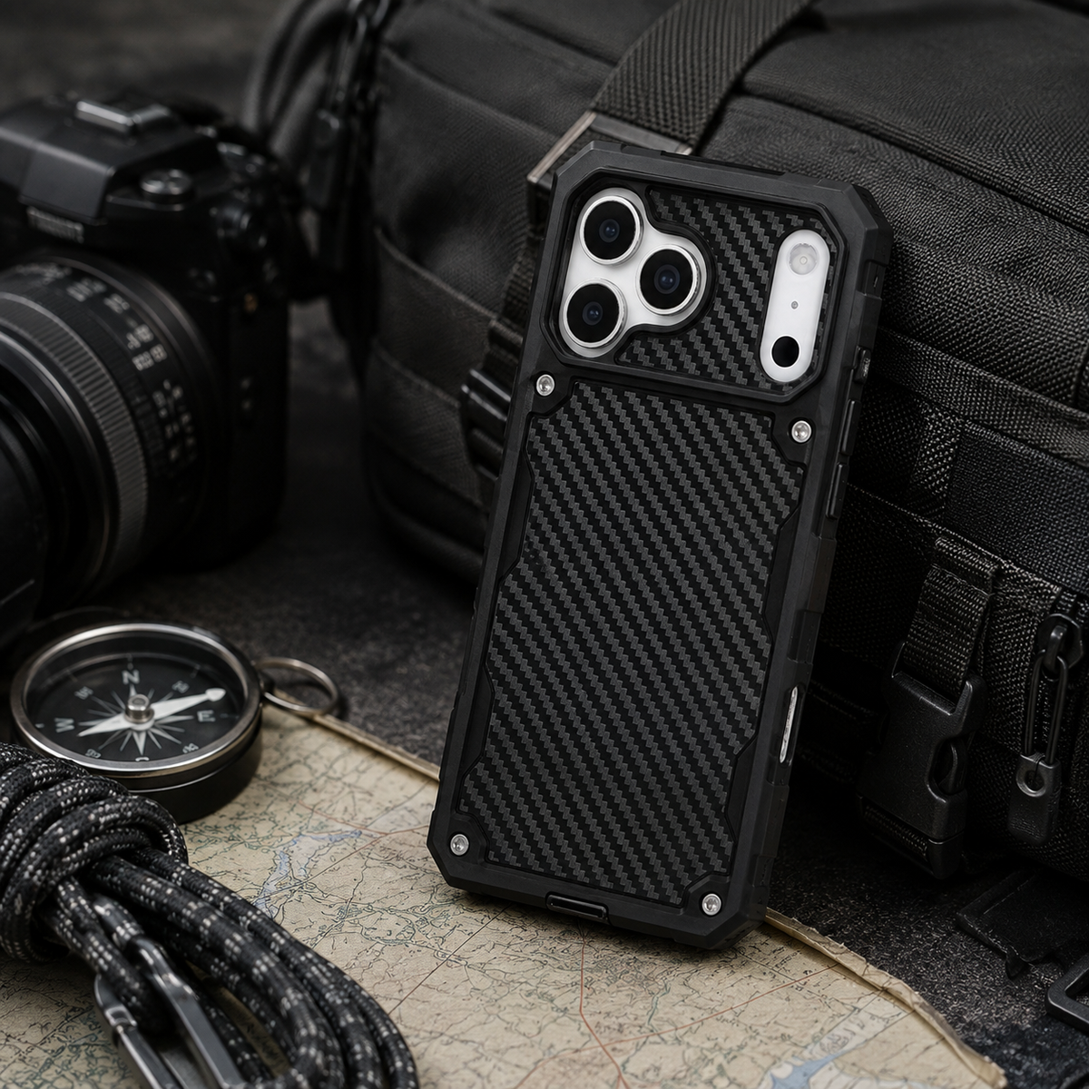 Premium iPhone Case Heavy Duty MagSafe Compatible Shockproof Military Grade Drop Protection Rugged Cover Anti Scratch Dustproof Non Slip Full Coverage