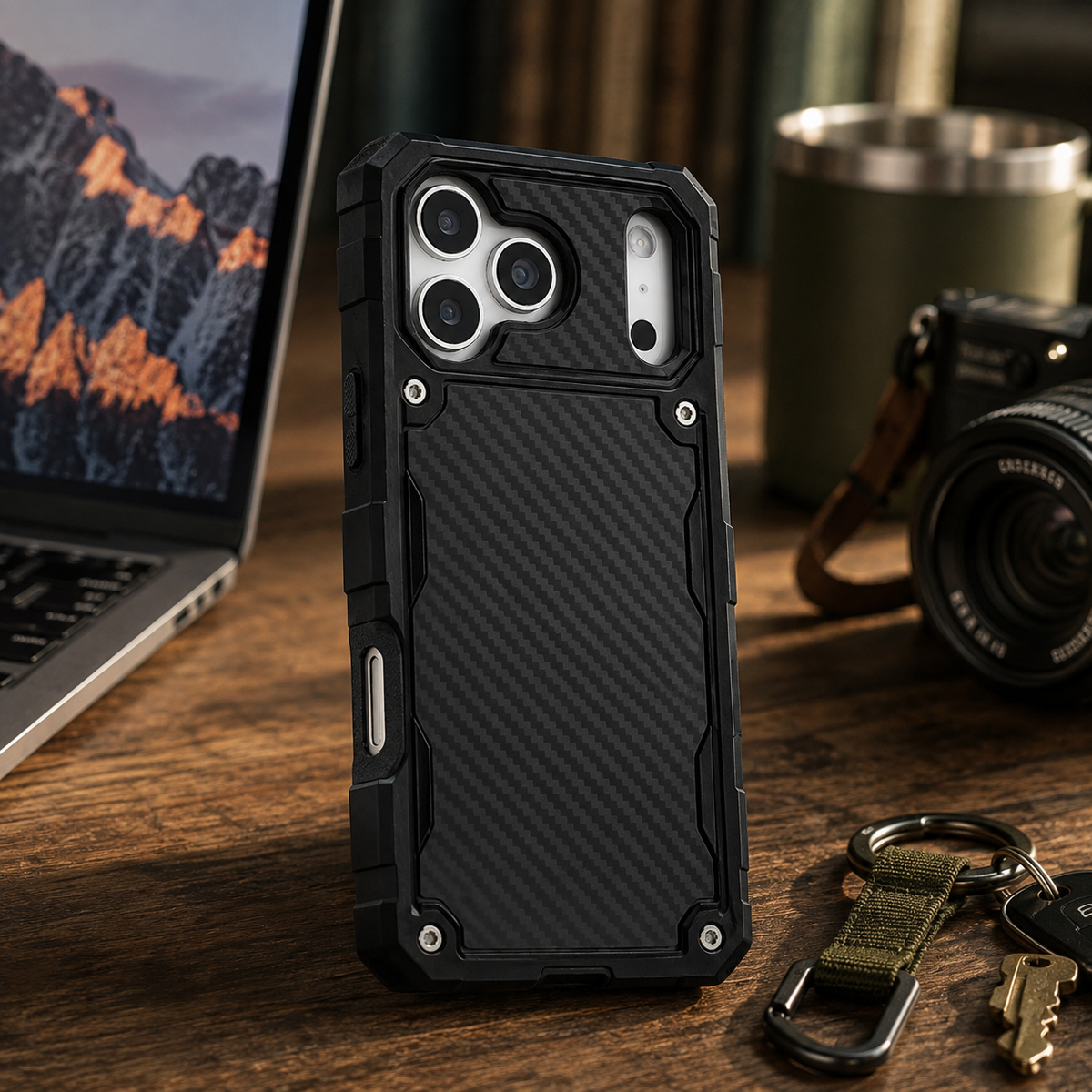 Premium iPhone Case Heavy Duty MagSafe Compatible Shockproof Military Grade Drop Protection Rugged Cover Anti Scratch Dustproof Non Slip Full Coverage