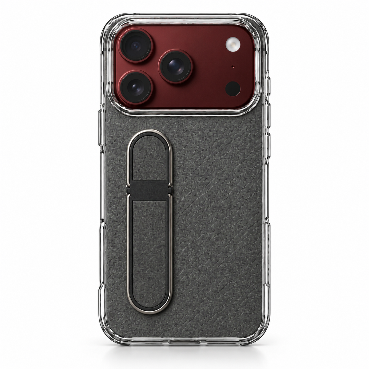 Premium iPhone Case Hidden Bar Folding Stand Foldable Cover Full Protection Shockproof Sweat Resistant Non Slip Slim Durable Protective Phone Cover Case