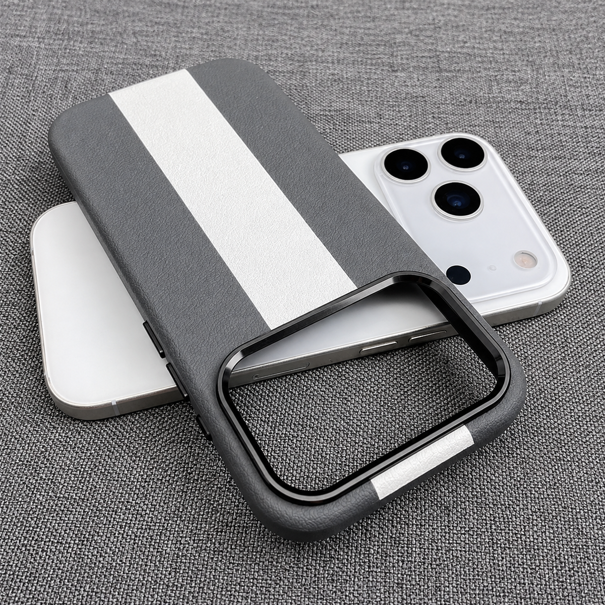 Premium iPhone Case High End Business Leather MagSafe Magnetic Wireless Charging Shockproof Slim Non Slip Anti Scratch Durable Luxury Protective Phone Cover