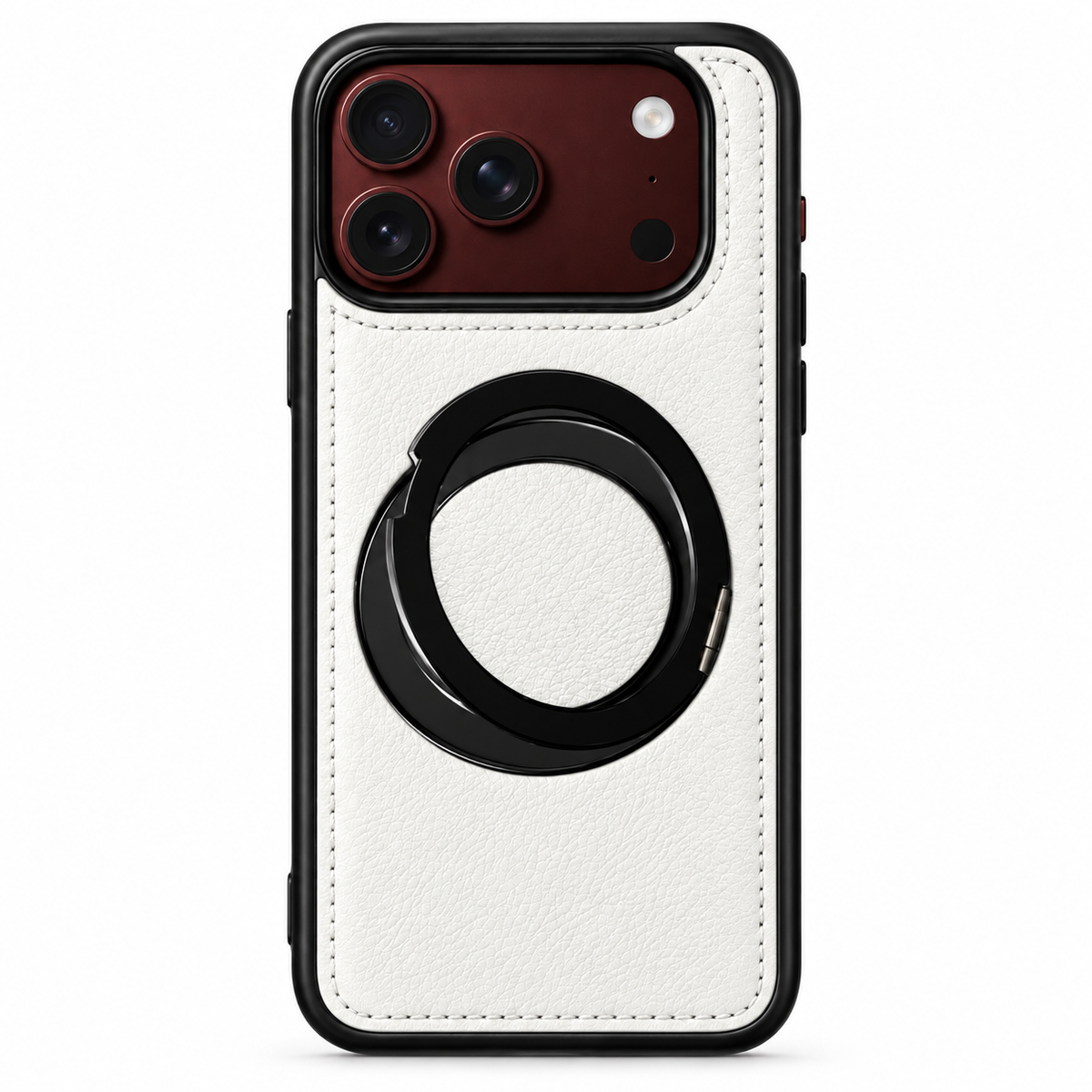 Premium iPhone Case Hinge Protection MagSafe Magnetic Wireless Charging 360 Rotating Ring Holder Shockproof Slim Durable Protective Tough Phone Cover Case