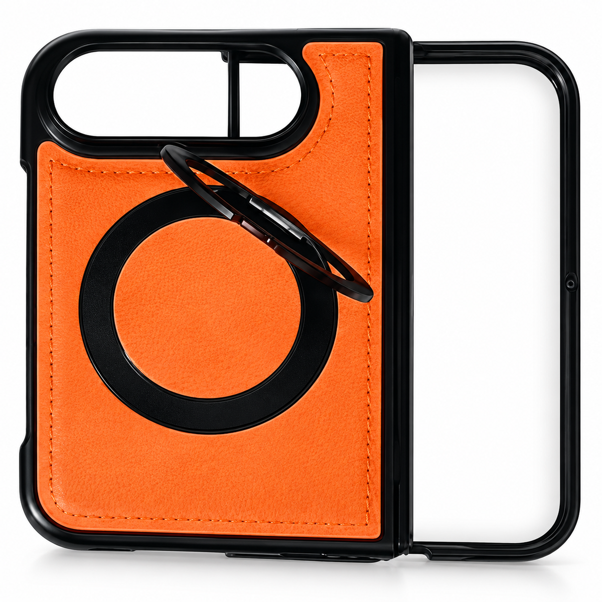 Premium iPhone Case Hinge Protection MagSafe Magnetic Wireless Charging 360 Rotating Ring Holder Shockproof Slim Durable Protective Tough Phone Cover Case