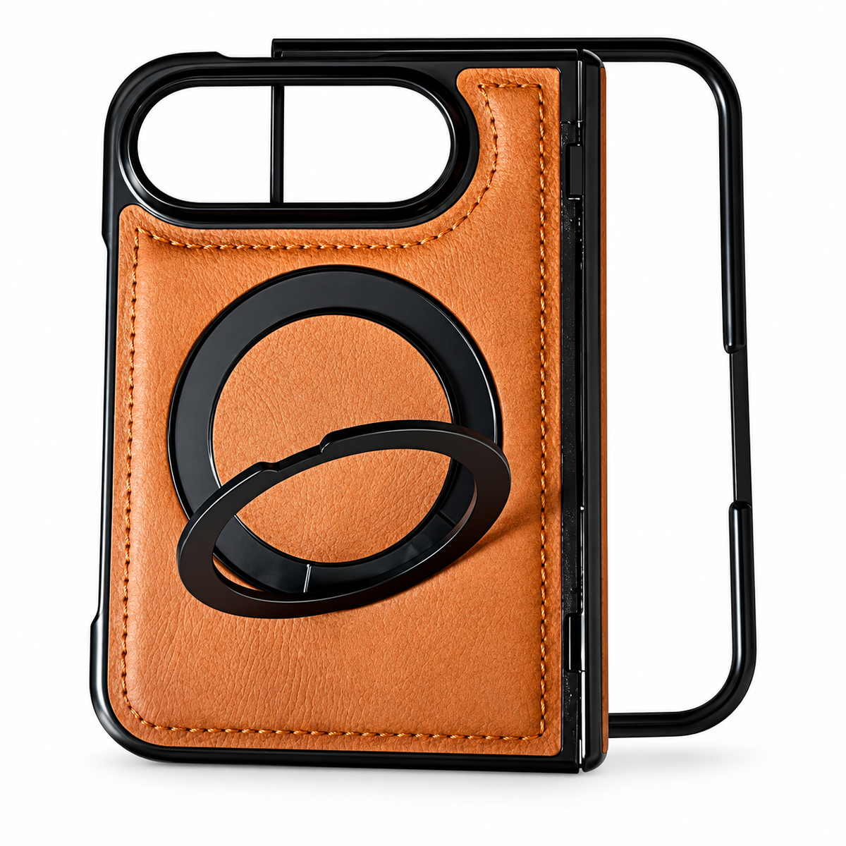 Premium iPhone Case Hinge Protection MagSafe Magnetic Wireless Charging 360 Rotating Ring Holder Shockproof Slim Durable Protective Tough Phone Cover Case