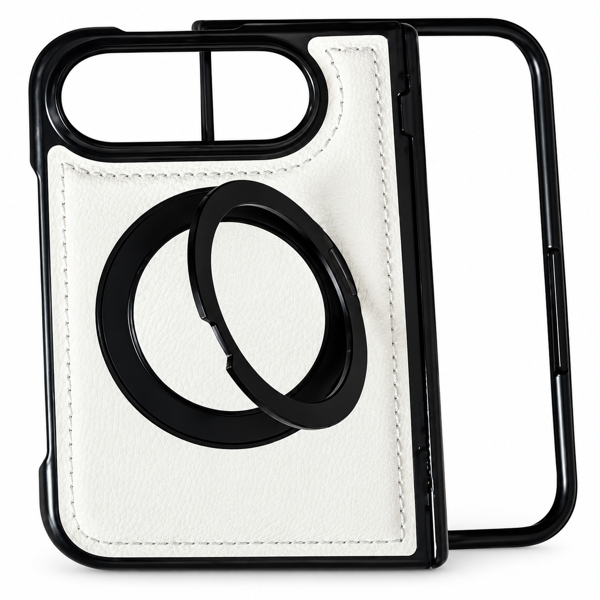 Premium iPhone Case Hinge Protection MagSafe Magnetic Wireless Charging 360 Rotating Ring Holder Shockproof Slim Durable Protective Tough Phone Cover Case