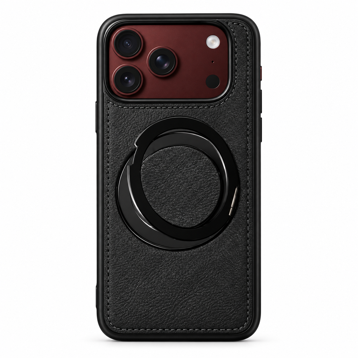 Premium iPhone Case Hinge Protection MagSafe Magnetic Wireless Charging 360 Rotating Ring Holder Shockproof Slim Durable Protective Tough Phone Cover Case