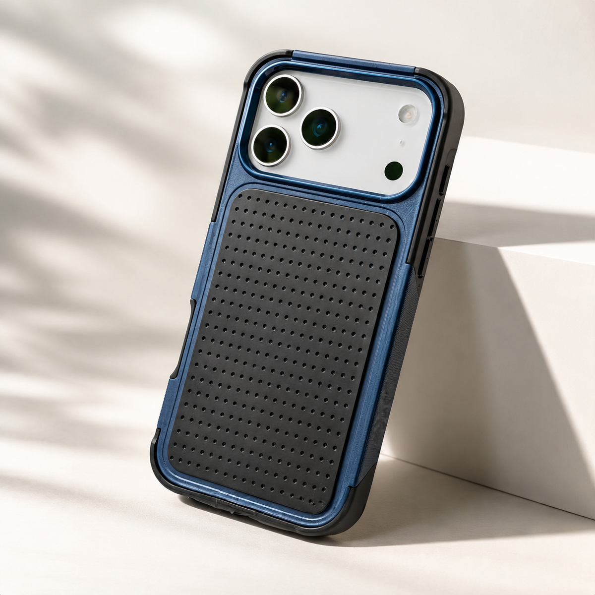 Premium iPhone Case — Hybrid Armor Shockproof Magnetic Wallet Cover with Built-In Stand, Non-Slip Grip, Rugged Protective Design and Card Storage