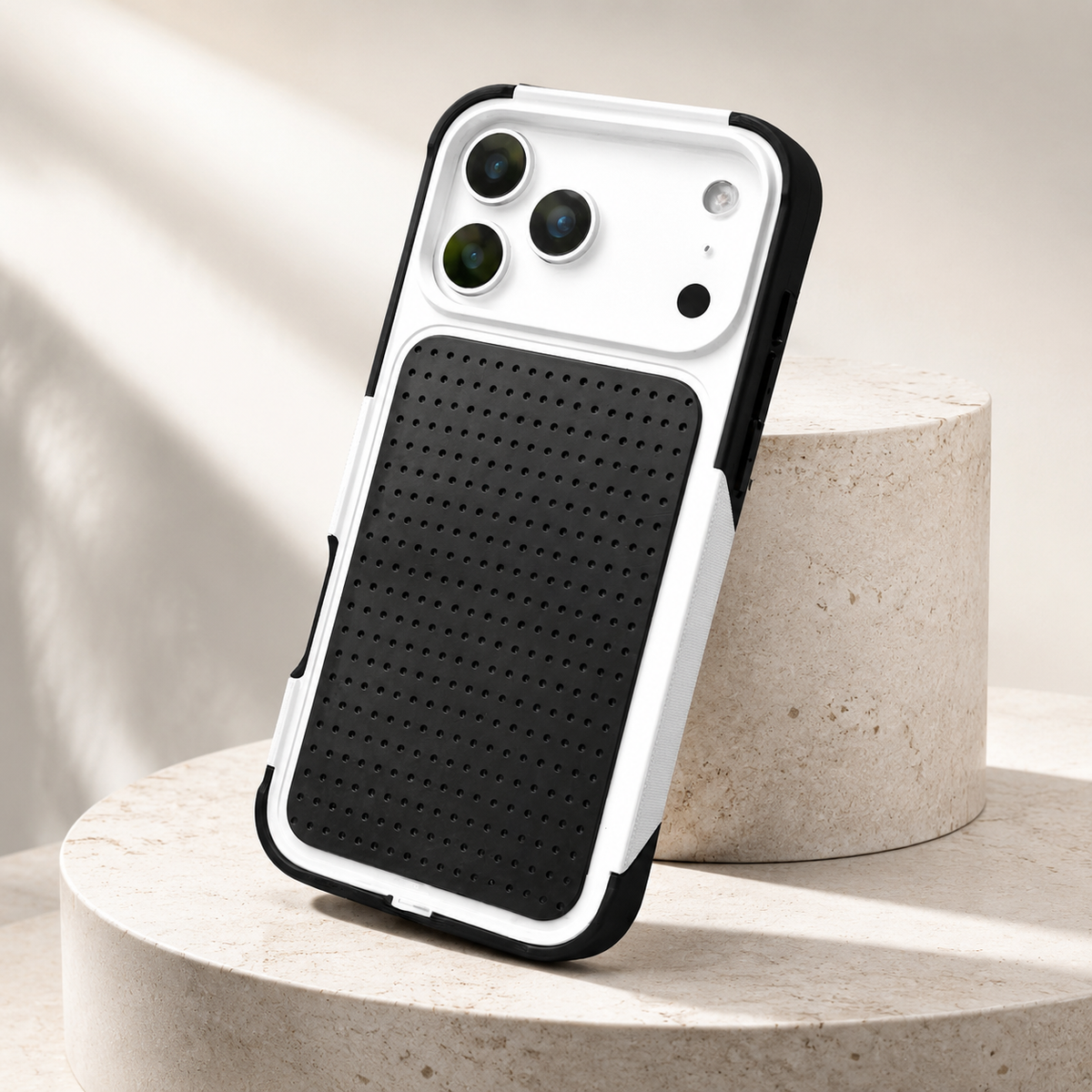 Premium iPhone Case — Hybrid Armor Shockproof Magnetic Wallet Cover with Built-In Stand, Non-Slip Grip, Rugged Protective Design and Card Storage