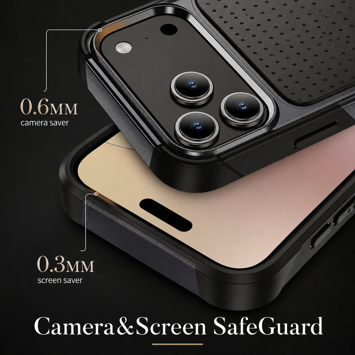 Premium iPhone Case — Hybrid Armor Shockproof Magnetic Wallet Cover with Built-In Stand, Non-Slip Grip, Rugged Protective Design and Card Storage