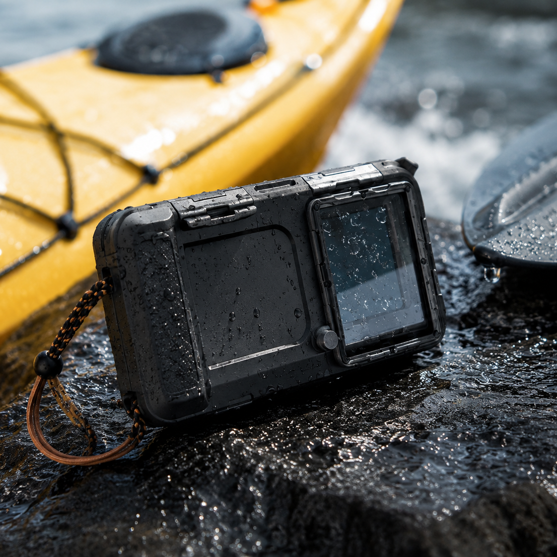 Premium iPhone Case IP68 Waterproof Full Body Shockproof Cover Anti-Scratch Sealed 15m Underwater Protection Secure Lanyard PC TPU Durable Gear Design
