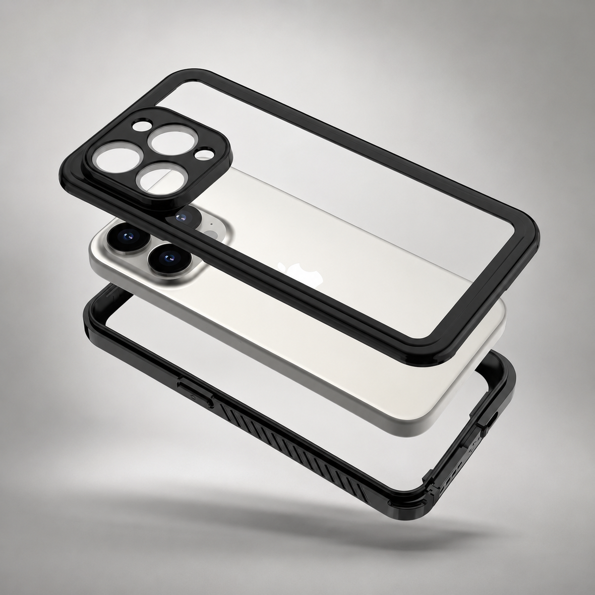 Premium iPhone Case IP68 Waterproof Magnetic Full Body Screen Protector Shockproof Dustproof MagSafe Compatible Non Slip Rugged Protective Cover Secure