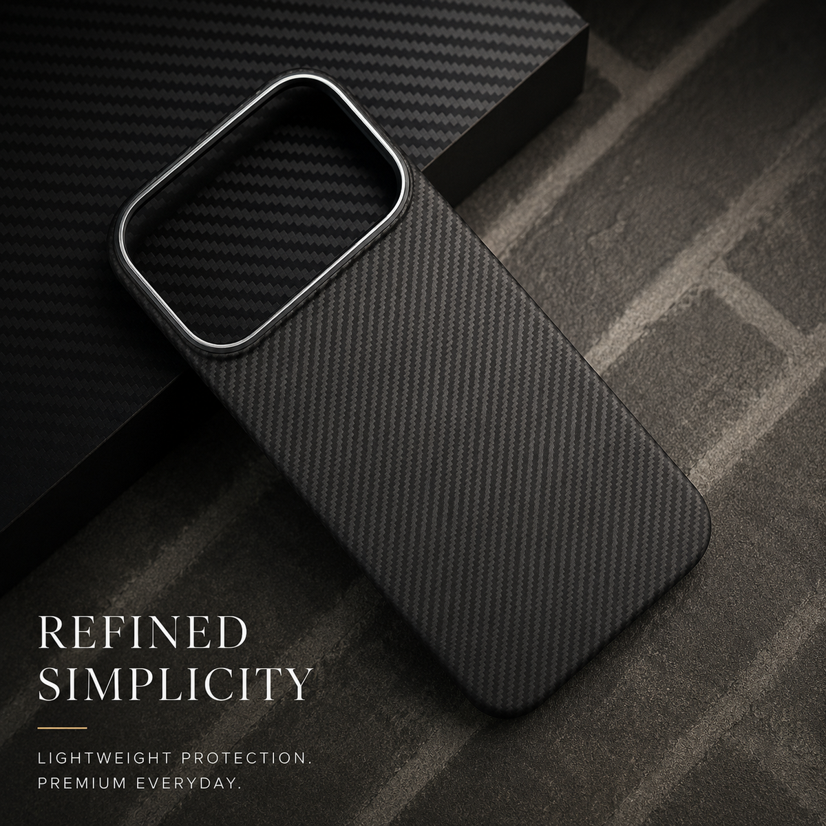 Premium iPhone Case Kevlar Aramid Carbon Fiber MagSafe Compatible Ultra Thin Shockproof Anti Scratch Matte Full Coverage Raised Lens Screen Guards Slim