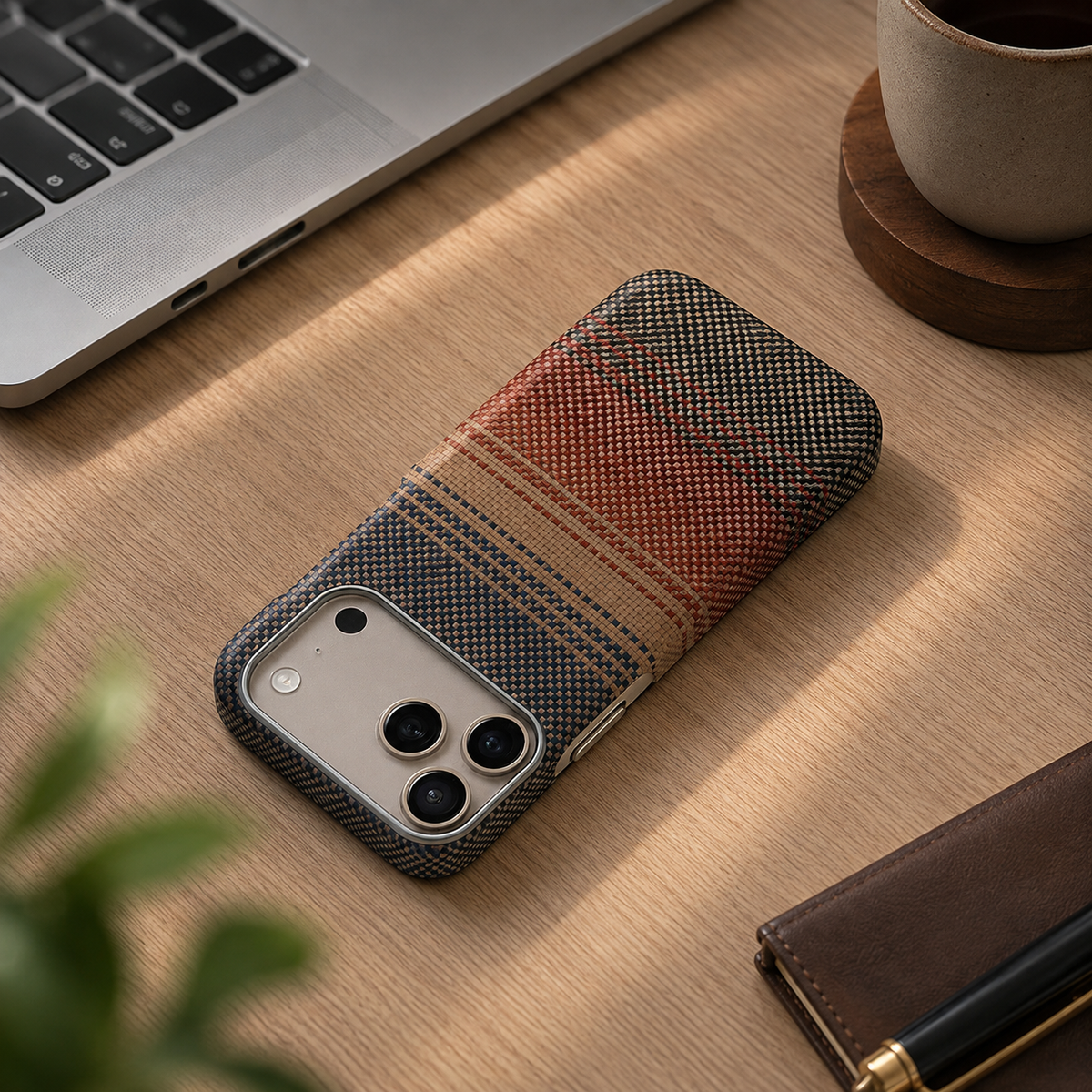 Premium iPhone Case Kevlar Aramid Carbon Fiber MagSafe Compatible Ultra Thin Shockproof Anti Scratch Matte Full Coverage Raised Lens Screen Guards Slim