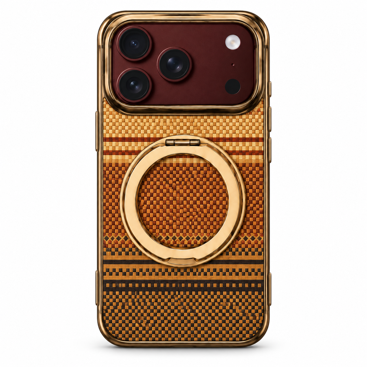 Premium iPhone Case Kevlar Magnetic Holder 360 Rotating Stand MagSafe Foldable Stand Cover Business Shockproof Slim Non Slip Durable Protective Phone Shell Case