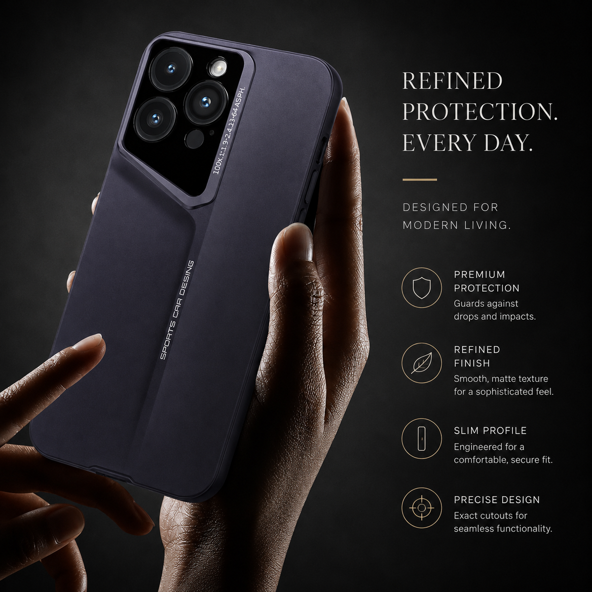 Premium iPhone Case Leather Magnetic Car Mount TPU Cover Shockproof Slim Anti Scratch Non Slip Protective Frame Full Coverage Everyday Protection Case