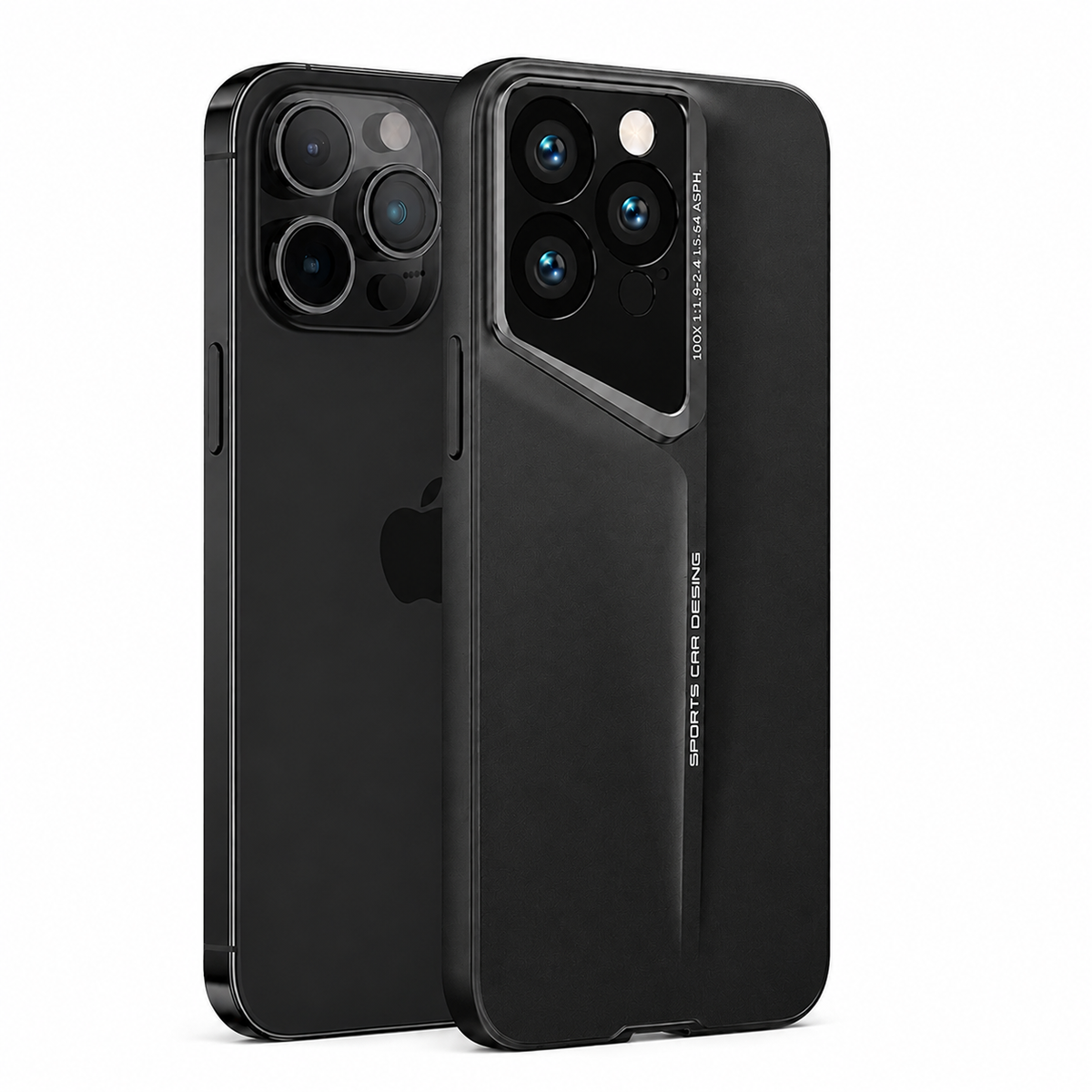 Premium iPhone Case Leather Magnetic Car Mount TPU Cover Shockproof Slim Anti Scratch Non Slip Protective Frame Full Coverage Everyday Protection Case