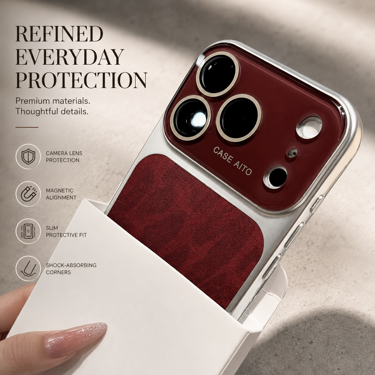 Premium iPhone Case Leopard Print Matte Shockproof Protective Cover Large Window Camera Lens Protection Anti Scratch Non Slip Lightweight Full Coverage Case