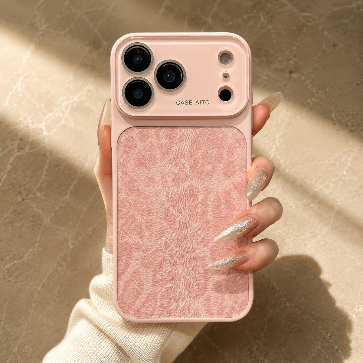 Premium iPhone Case Leopard Print Matte Shockproof Protective Cover Large Window Camera Lens Protection Anti Scratch Non Slip Lightweight Full Coverage Case