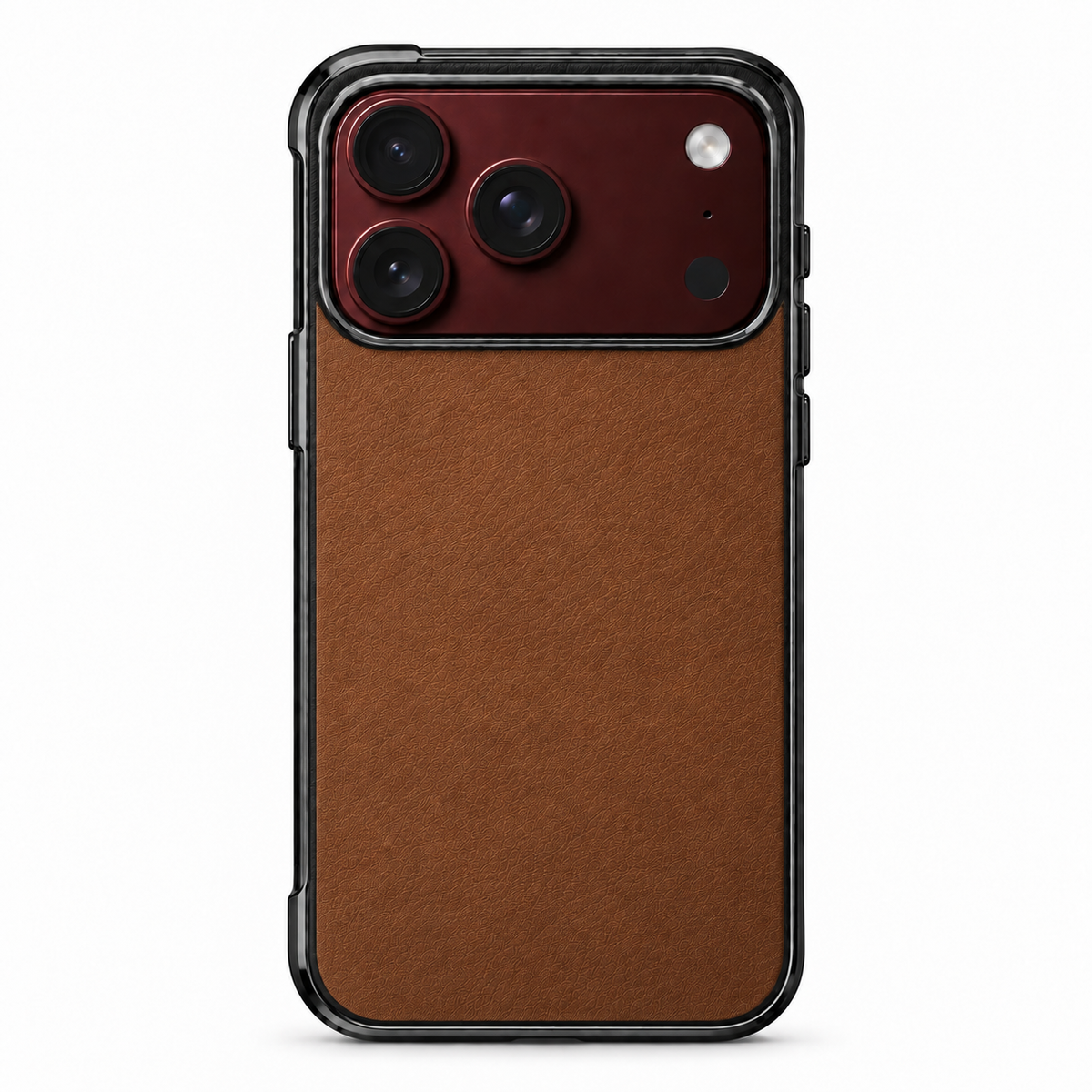 Premium iPhone Case Luxury Business Vegan Leather Sheepskin Foldable Cover Matte Shockproof Full Protection Slim Non Slip Durable Protective Phone Case