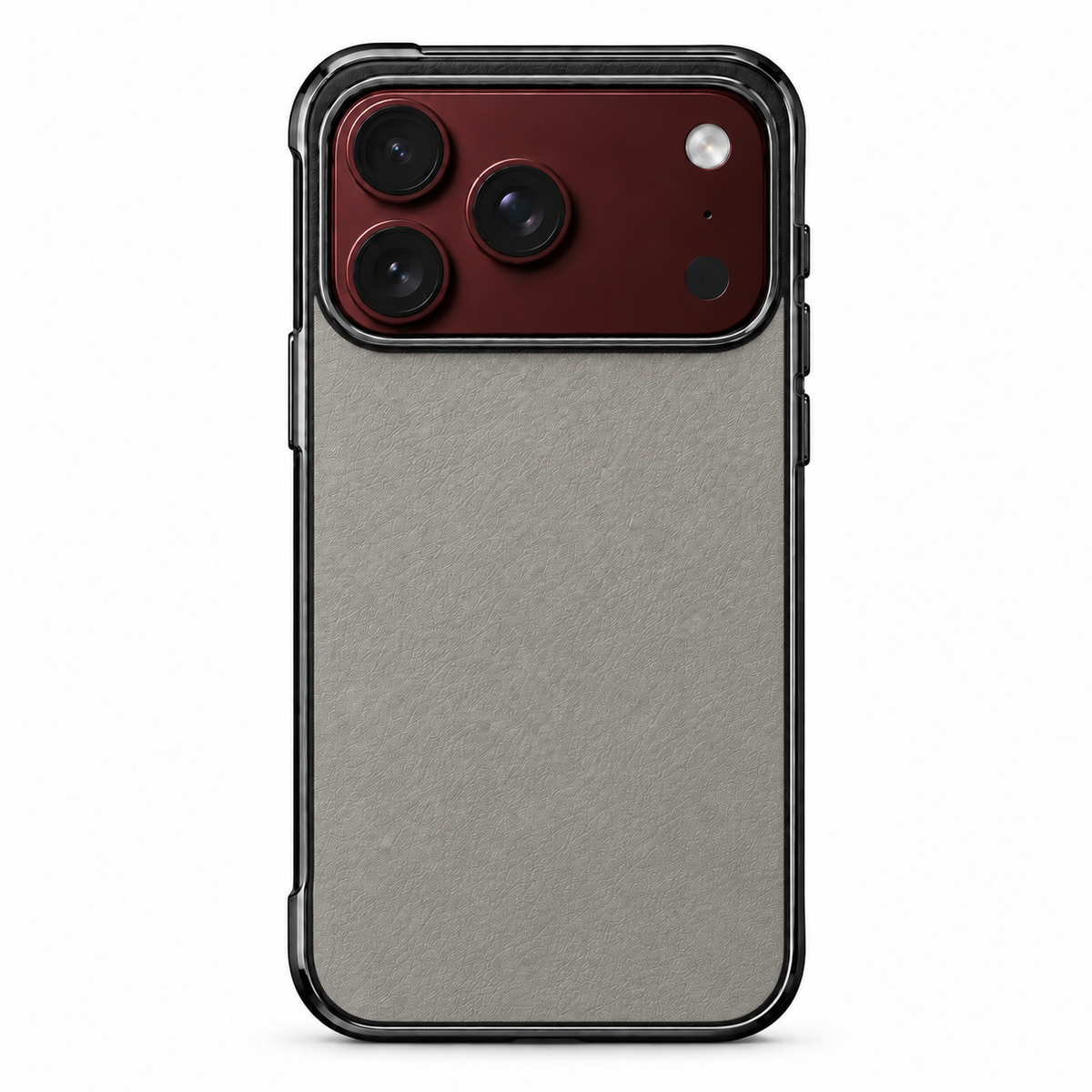 Premium iPhone Case Luxury Business Vegan Leather Sheepskin Foldable Cover Matte Shockproof Full Protection Slim Non Slip Durable Protective Phone Case