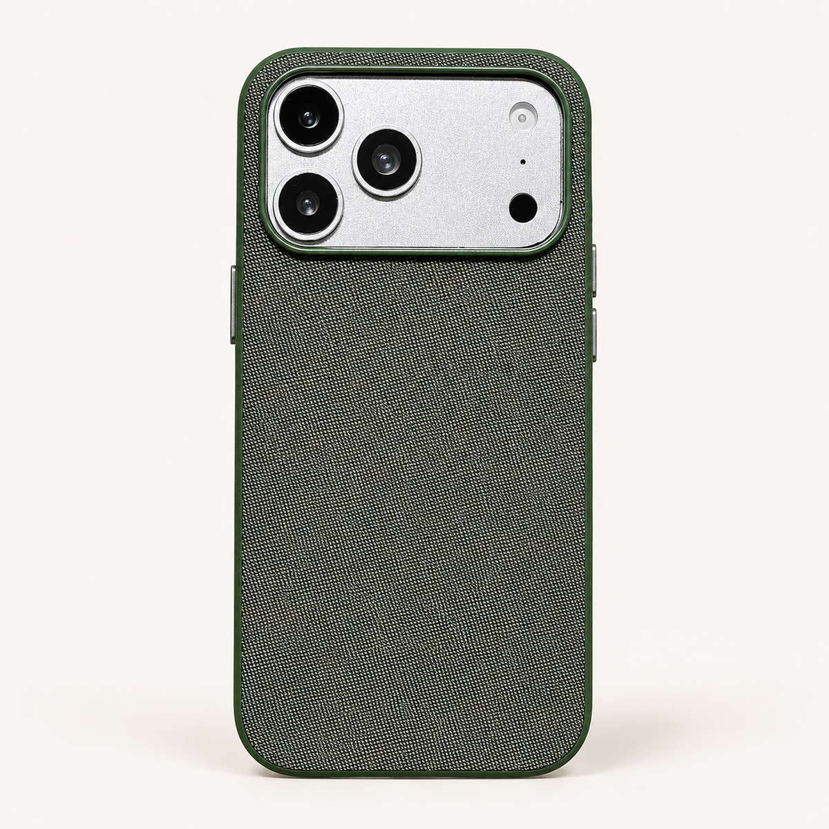 Premium iPhone Case Luxury Business Woven Magnetic Technical Fabric Card Pocket Anti Drop Shockproof Non Slip Slim Durable Protective Phone Cover Case