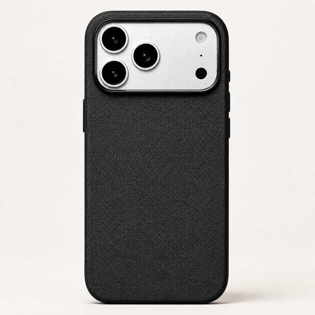 Premium iPhone Case Luxury Business Woven Magnetic Technical Fabric Card Pocket Anti Drop Shockproof Non Slip Slim Durable Protective Phone Cover Case