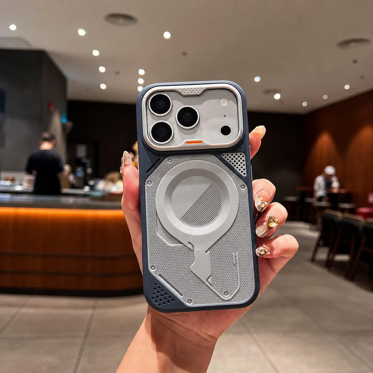 Premium iPhone Case Luxury Hybrid Bumper Armor MagSafe Magnetic Matte Rugged Shockproof Anti Drop Slim Durable Tough Protective Back Phone Cover Shell Case