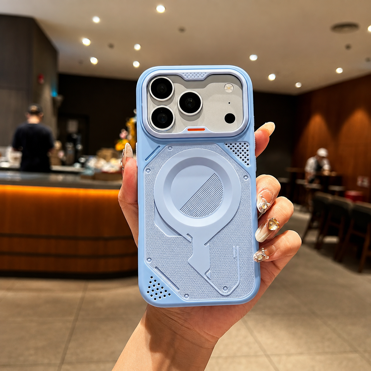 Premium iPhone Case Luxury Hybrid Bumper Armor MagSafe Magnetic Matte Rugged Shockproof Anti Drop Slim Durable Tough Protective Back Phone Cover Shell Case