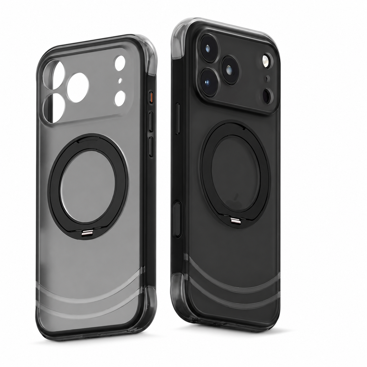 Premium iPhone Case Luxury MagSafe 360 Rotating Kickstand Skin Feel AI Key Cover Shockproof Anti Drop Slim Fit Non Slip Durable Protective Phone Cover Case