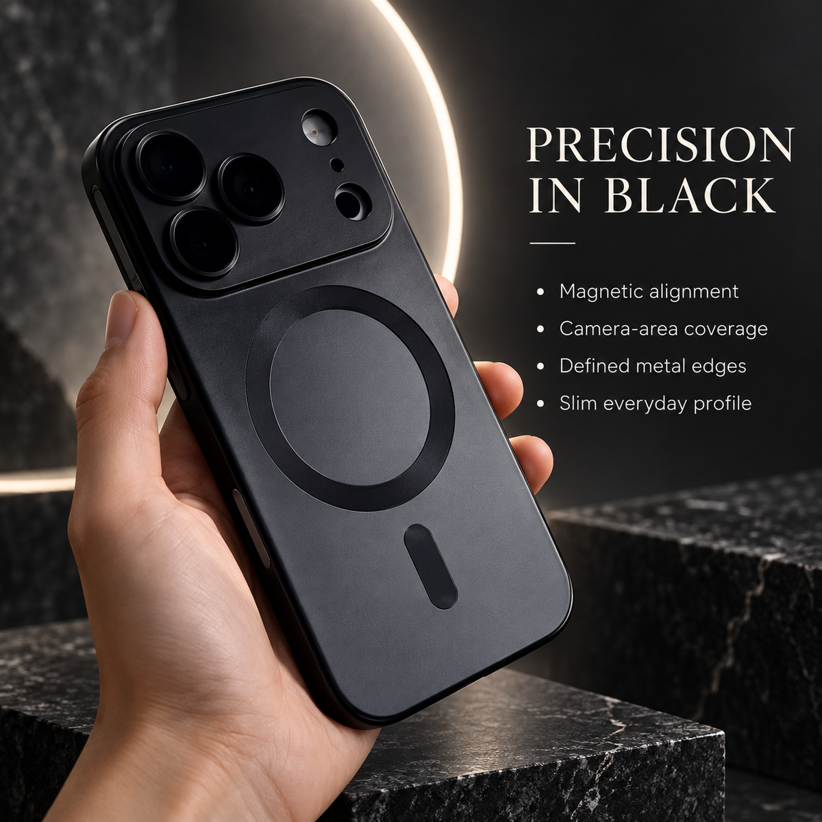 Premium iPhone Case Luxury Matte Soft TPU MagSafe Magnetic Metallic Lens Protection Shockproof Slim Non Slip Anti Scratch Durable Protective Phone Cover Case