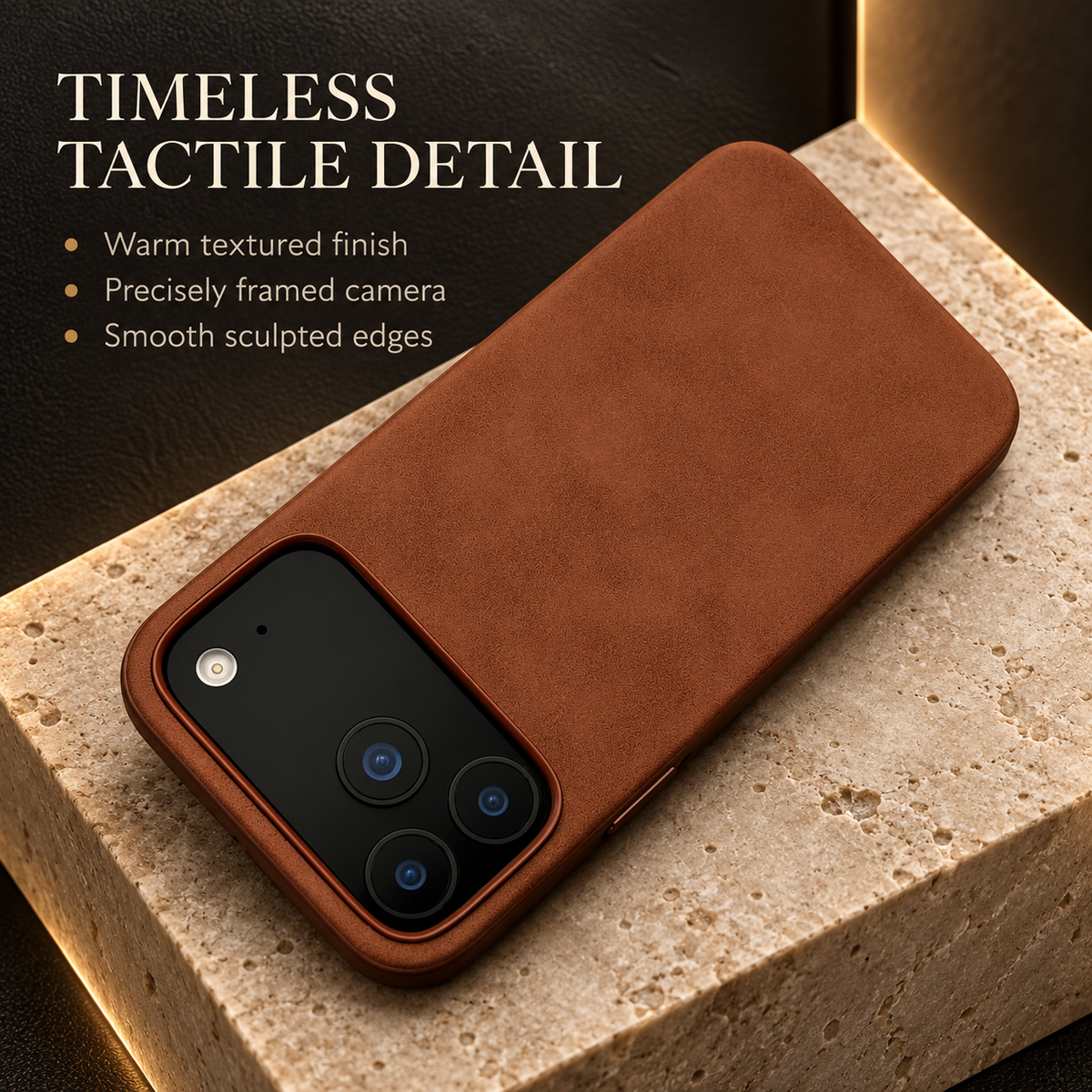 Premium iPhone Case Luxury Retro Leather Matte Smooth Skin Feel Soft Touch Shockproof Slim Non Slip Anti Scratch Durable Protective Phone Back Cover Case