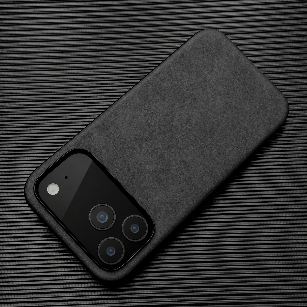 Premium iPhone Case Luxury Retro Leather Matte Smooth Skin Feel Soft Touch Shockproof Slim Non Slip Anti Scratch Durable Protective Phone Back Cover Case