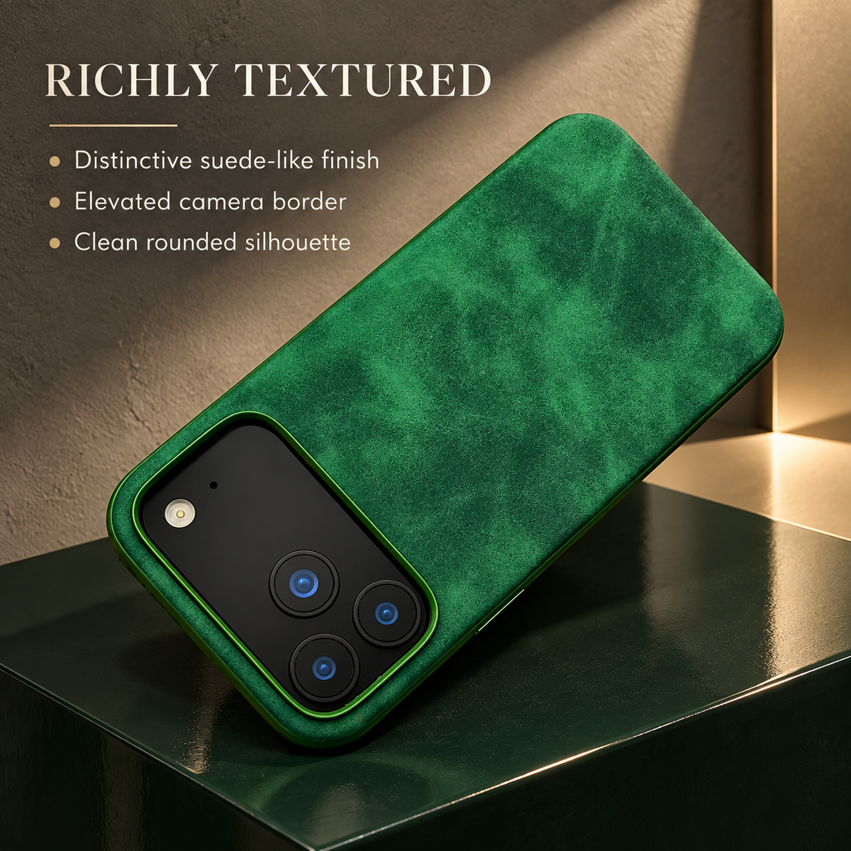 Premium iPhone Case Luxury Retro Leather Matte Smooth Skin Feel Soft Touch Shockproof Slim Non Slip Anti Scratch Durable Protective Phone Back Cover Case