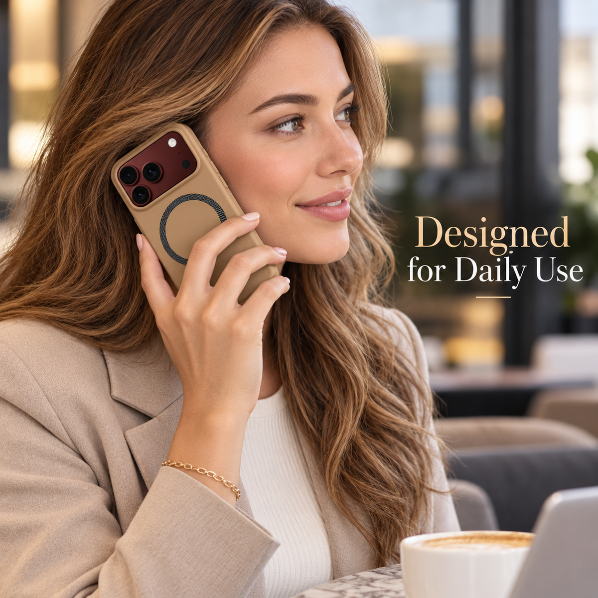 Premium iPhone Case Luxury Skin Magnetic MagSafe Hinge Protection Tempered Film Full Coverage Shockproof Slim Durable Non Slip Protective Phone Cover Case