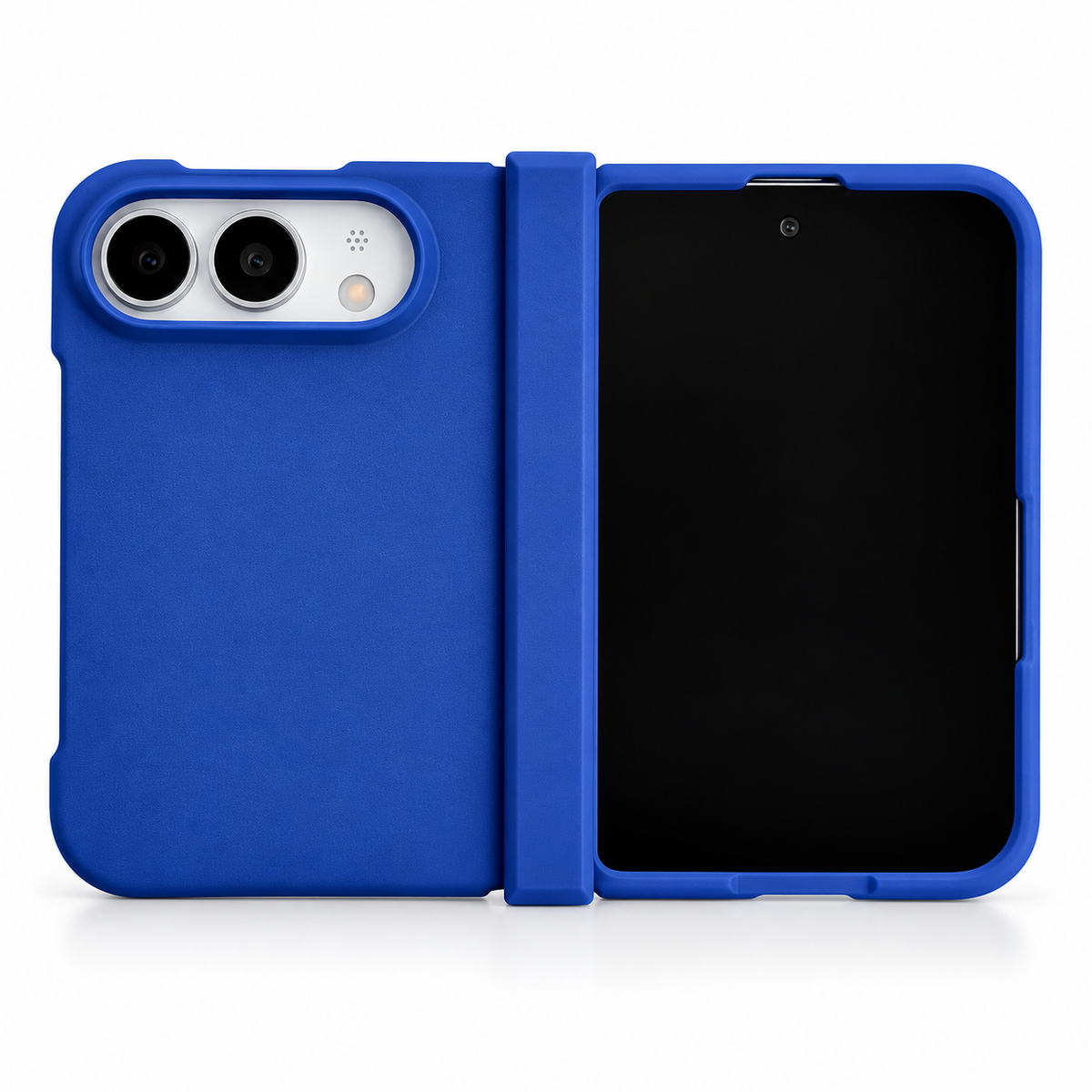 Premium iPhone Case Luxury Slim Matte Skin Feel Pure Color Hinge Protection Foldable Cover Hard PC Shockproof Non Slip Durable Protective Phone Cover Case