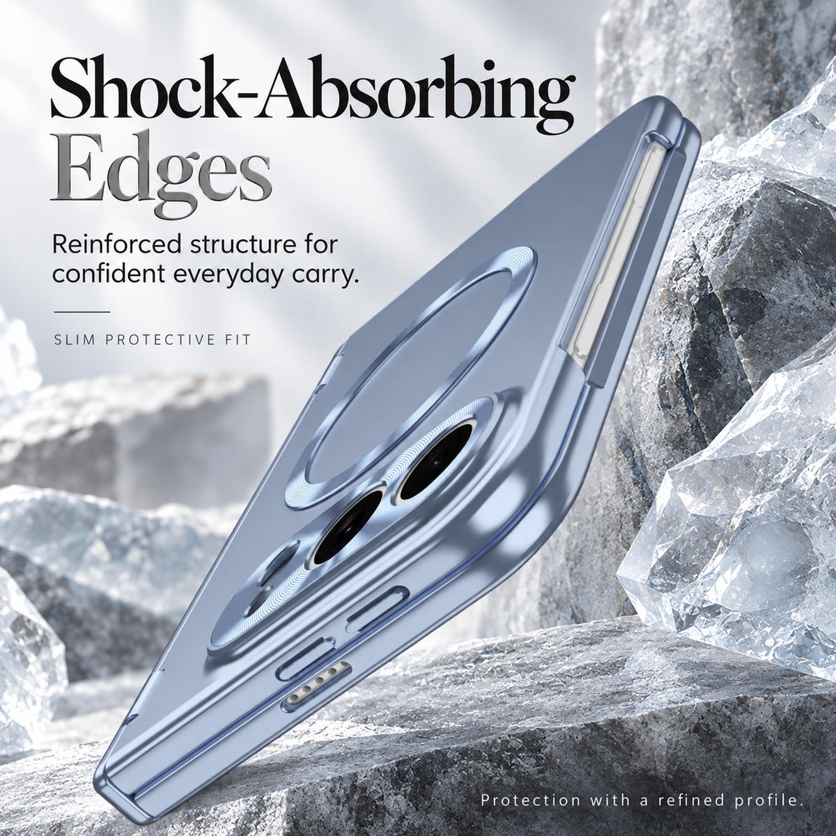Premium iPhone Case Luxury Touch Pen MagSafe Plating Hinge Protection Front Tempered Glass Shockproof Slim Durable Full Protective Magnetic Phone Cover Case