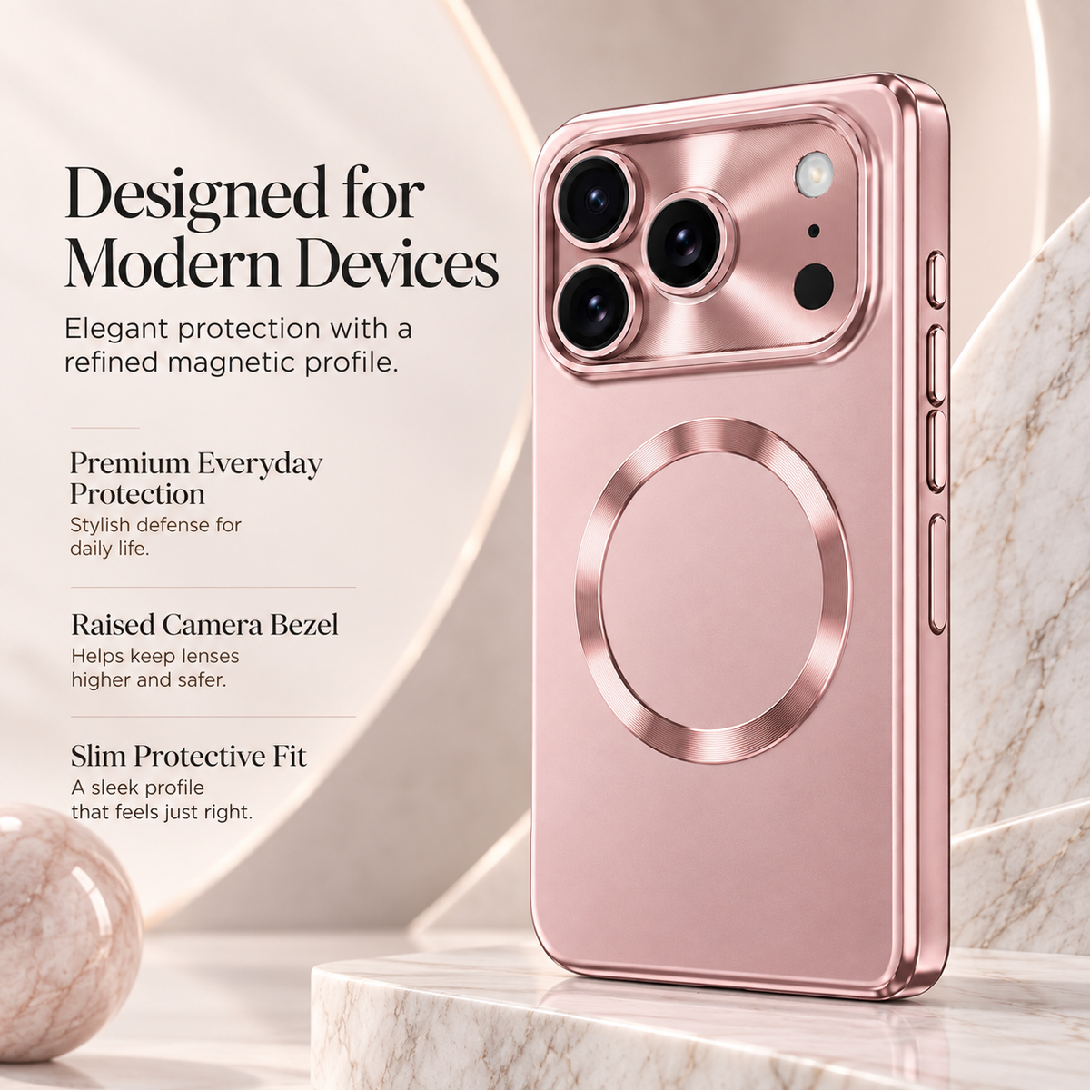Premium iPhone Case Luxury Touch Pen MagSafe Plating Hinge Protection Front Tempered Glass Shockproof Slim Durable Full Protective Magnetic Phone Cover Case