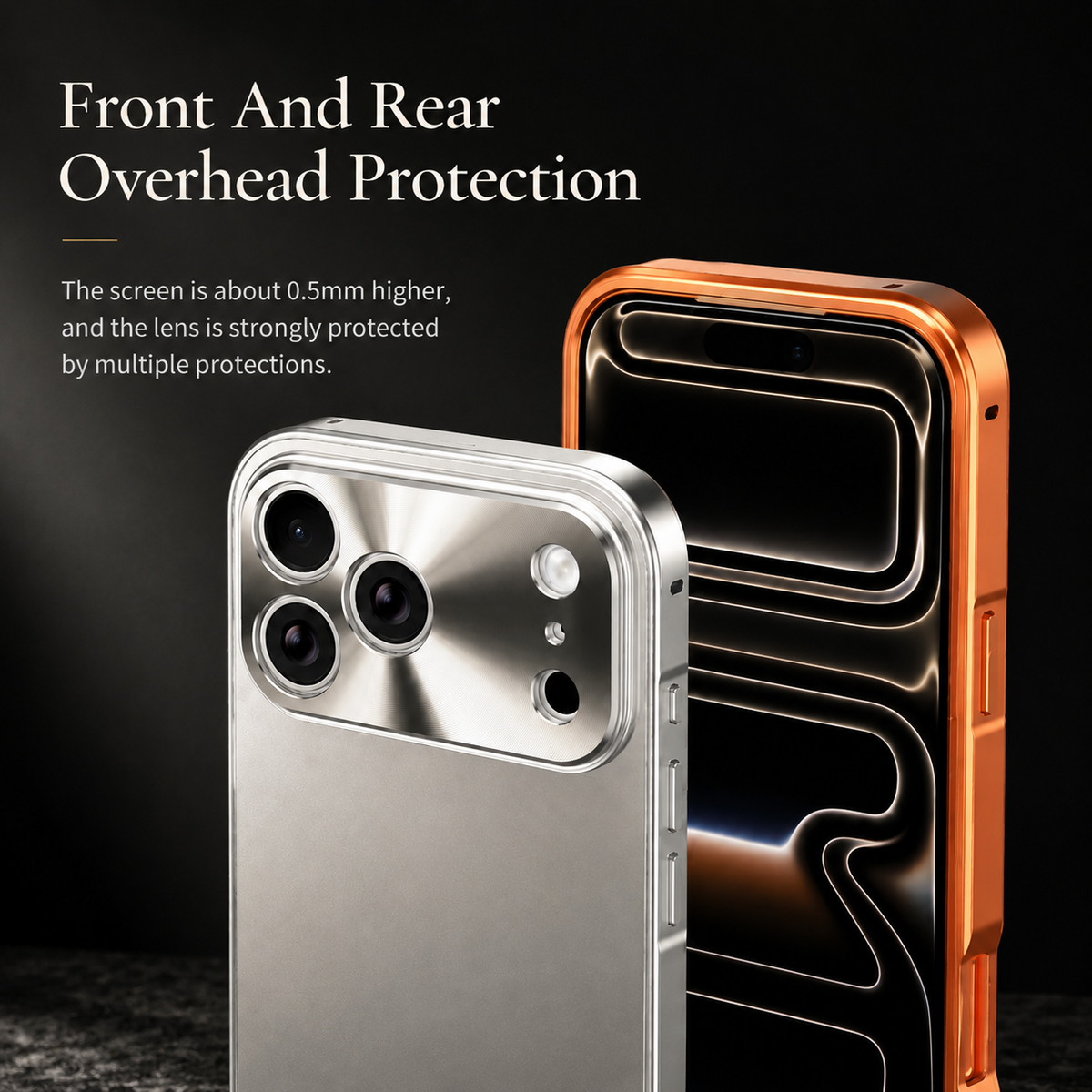 Premium iPhone Case MagSafe Aluminum Alloy Frame Frosted PC Cover Shockproof Anti Scratch Camera Protection Matte Slim Full Coverage Protective Design