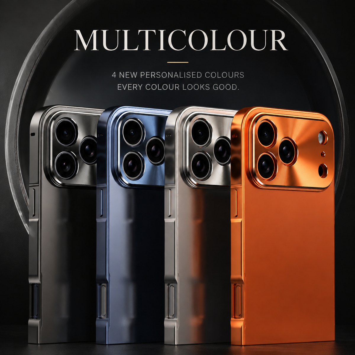 Premium iPhone Case MagSafe Aluminum Alloy Frame Frosted PC Cover Shockproof Anti Scratch Camera Protection Matte Slim Full Coverage Protective Design