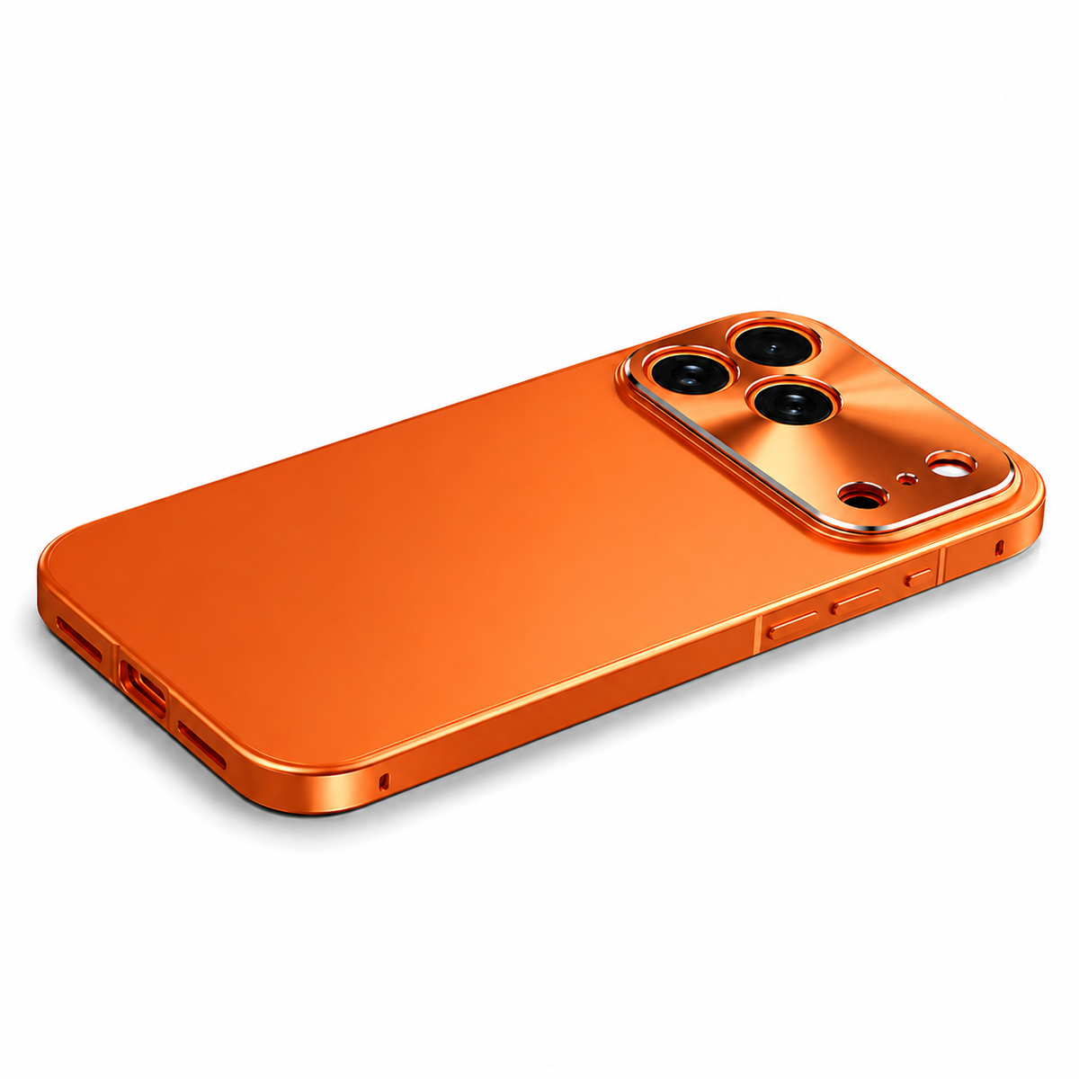 Premium iPhone Case MagSafe Aluminum Alloy Frame Frosted PC Cover Shockproof Anti Scratch Camera Protection Matte Slim Full Coverage Protective Design