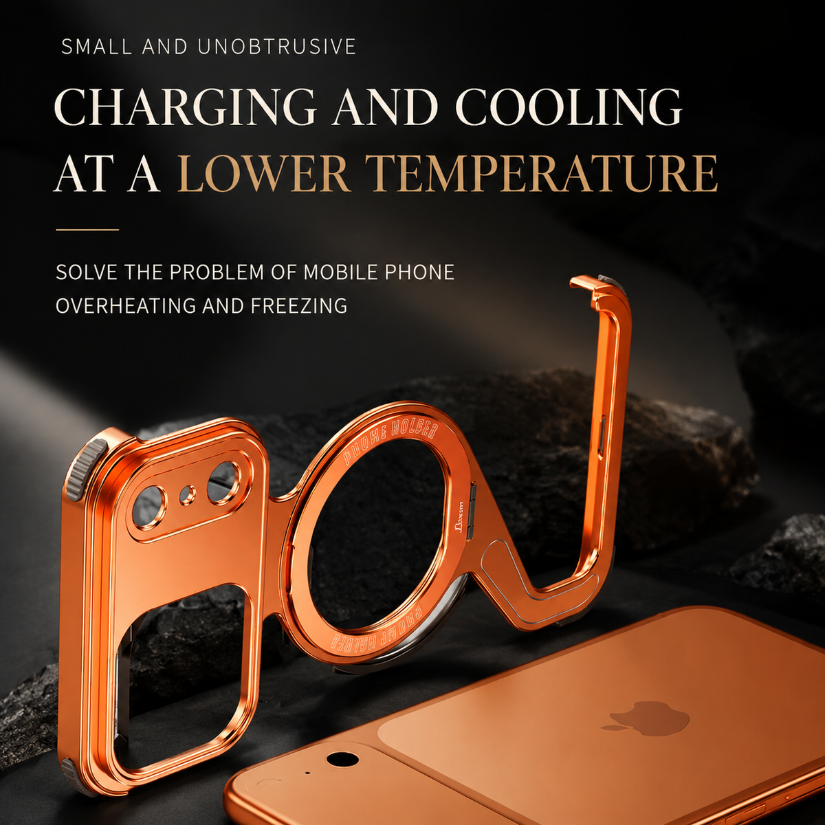Premium iPhone Case MagSafe Aluminum Alloy Frameless Magnetic Shockproof Protective Cover Scratch Resistant Slim Minimal Z Shape Full Coverage Profile