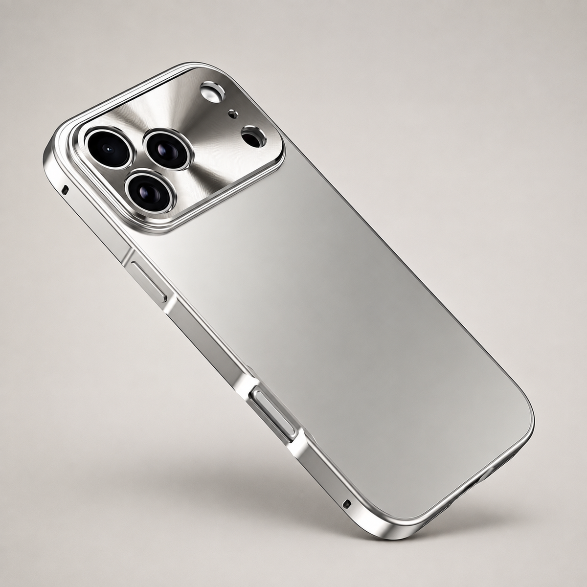 Premium iPhone Case MagSafe Aluminum Alloy Magnetic Bumper Metal Lens Protector Matte PC Back Shockproof Slim Reinforced Protective Cover Case Design