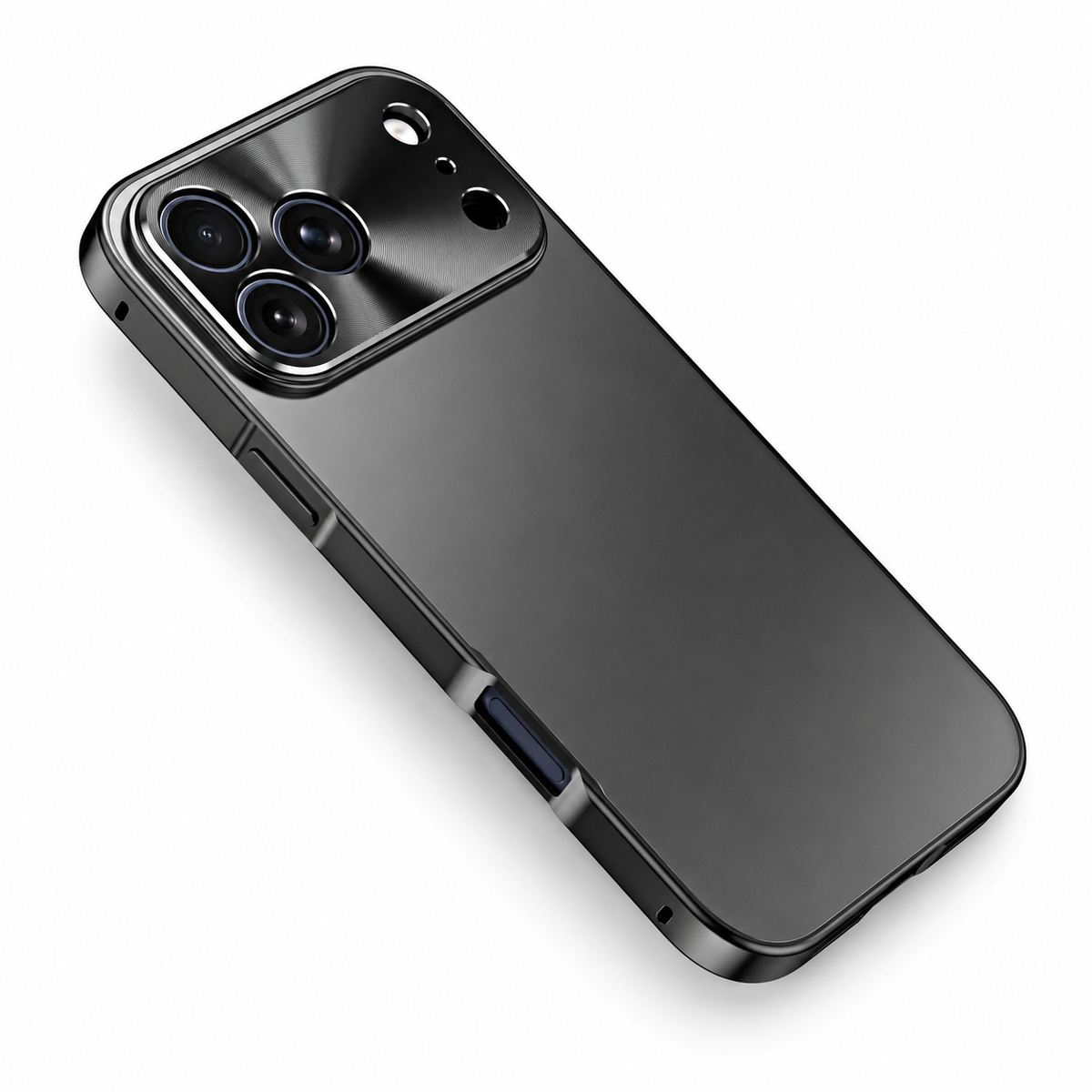 Premium iPhone Case MagSafe Aluminum Alloy Magnetic Bumper Metal Lens Protector Matte PC Back Shockproof Slim Reinforced Protective Cover Case Design