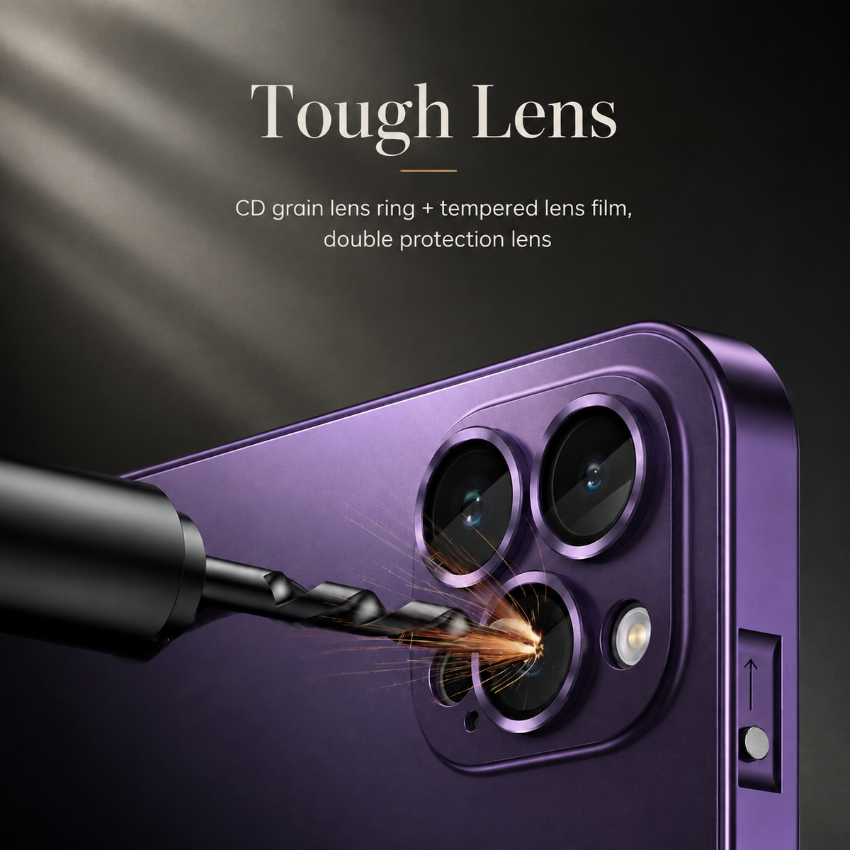 Premium iPhone Case MagSafe Aluminum Metal Frame PC Back Shockproof Camera Protection Anti Scratch Slim Lightweight Full Coverage Wireless Charging Fit