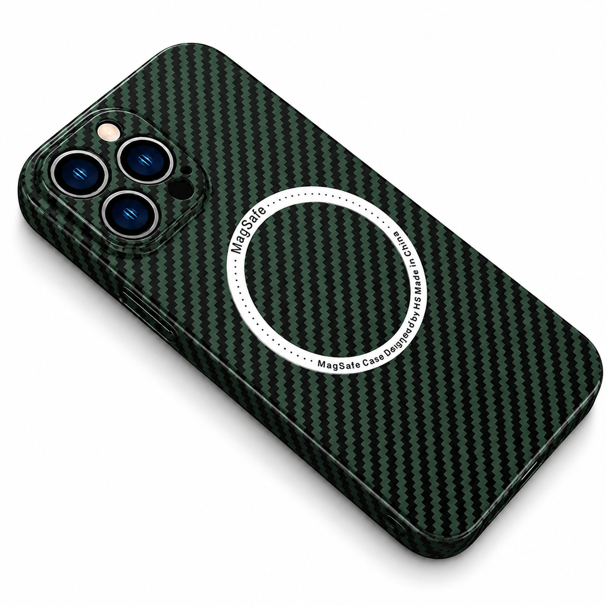 Premium iPhone Case MagSafe Carbon Fiber Magnetic Cover Shockproof Slim Lightweight Anti Scratch Camera Guard Non Slip Protective Case
