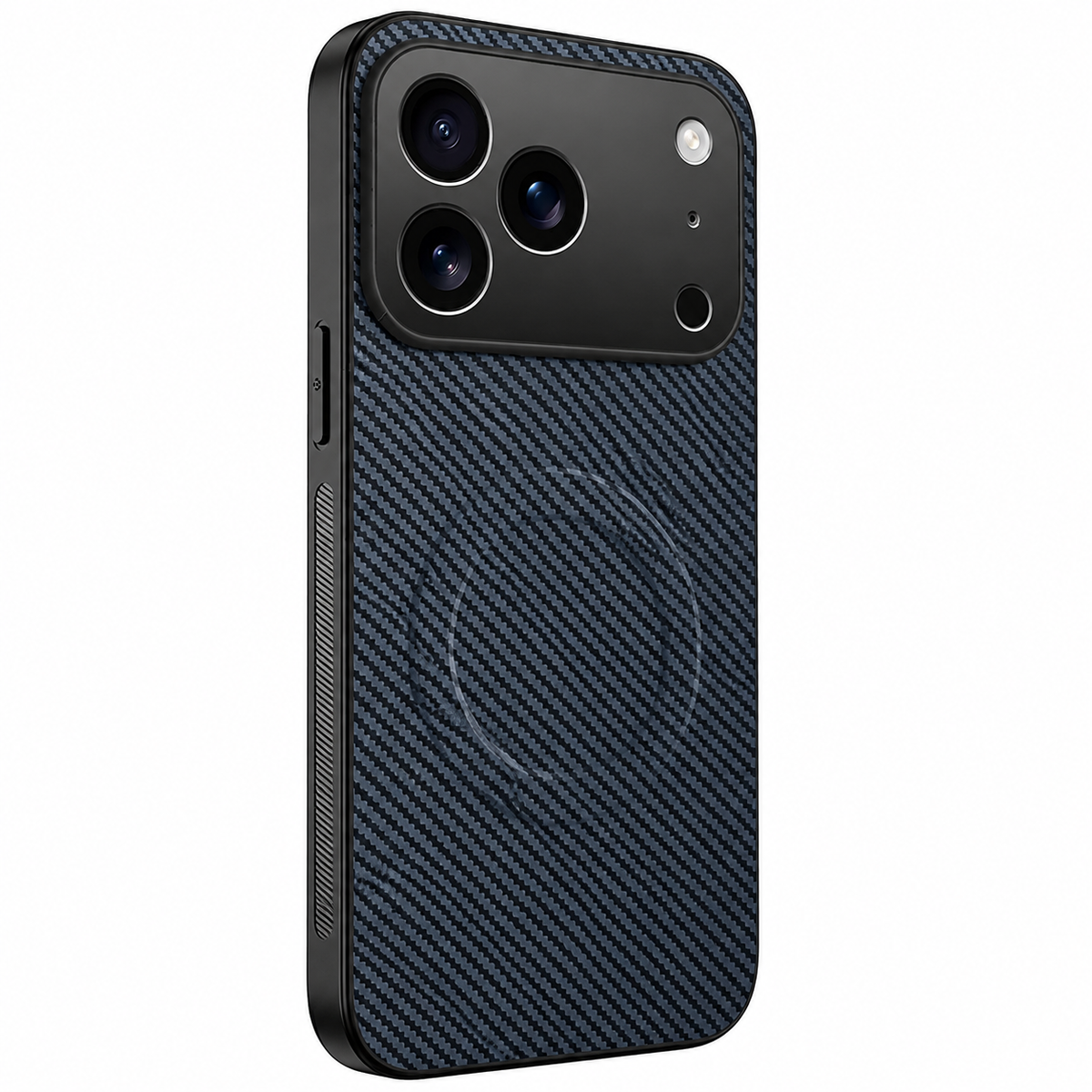 Premium iPhone Case MagSafe Carbon Fiber Magnetic Ultra Thin Shockproof Protective Cover Anti Scratch Slim Lightweight Military Style Full Coverage Case
