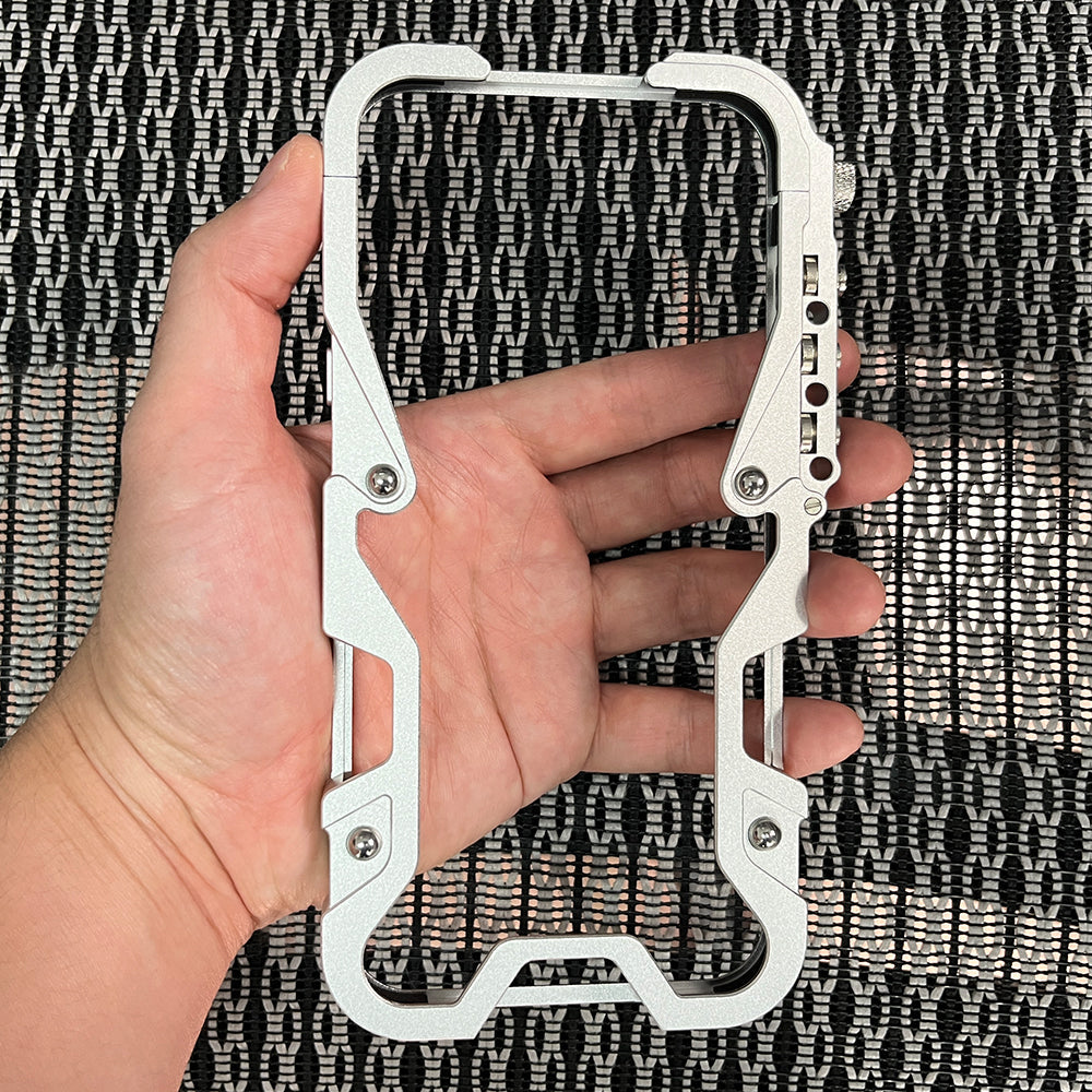 Premium iPhone Case MagSafe Compatible Aluminum Armor Frame Shockproof Protective Cover Heavy Duty Metal Bumper Camera Lens Protection Rugged Slim Fit
