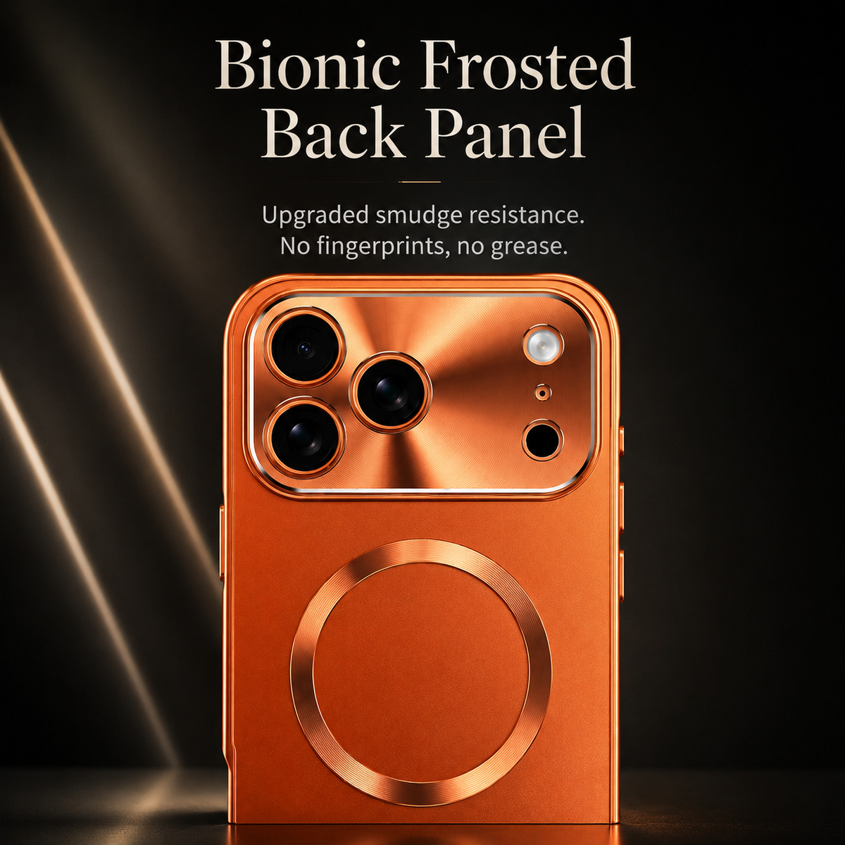 Premium iPhone Case MagSafe Compatible Aluminum Frame Frosted Matte Back Shockproof Camera Protection Ultra Thin Anti Fingerprint Slim Full Protection